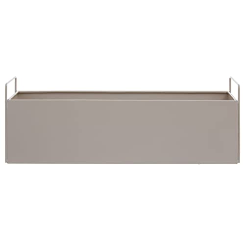 Premier Housewares Large Grey Wall Plant Box/Bedroom Lamp/Indoor Planter/Flower Box/Outdoor Plants/Tall Planter/Pots Stand/electric water/ W46 x D16.5 x H16cm