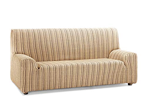 Martina Home Sofa Cover, Texture, Gold, 3 Plazas, 180 a 240 cm de ancho