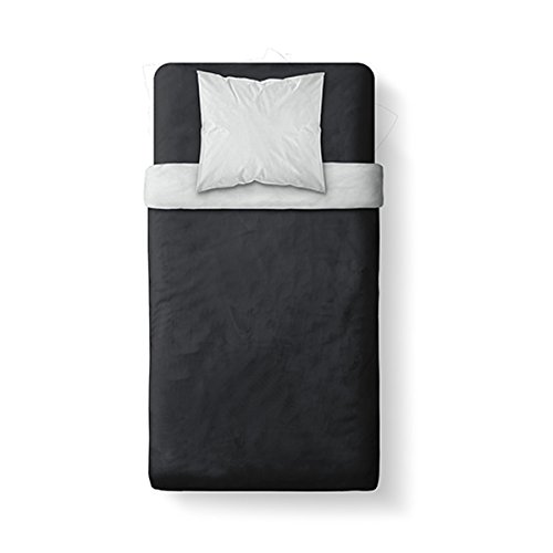 TODAY Duvet Set, Polyester, Black/White, 140 x 200 cm