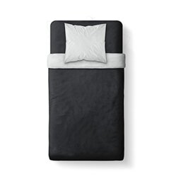 TODAY Duvet Set, Polyester, Black/White, 140 x 200 cm