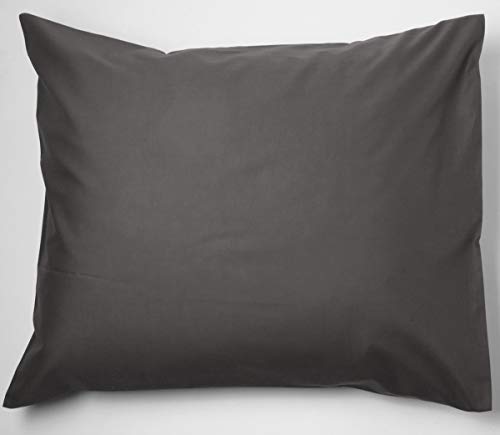 Papillon Satin Grey Cushion Covers, Cotton, Gray, 60 x 70 cm