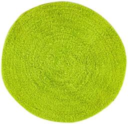 Bath mat round 57cm green