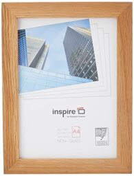 Hampton Frames NEW ENGLAND A4 (21x30cm) Natural Oak Picture Poster Photo Frame Non Glass NEWOAKA4PLX
