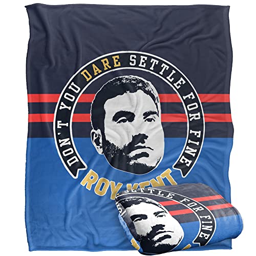 TED LASSO Blanket, 152 x 127 cm Roy Kent Don't Settle Silky Touch Super Soft Throw Blanket
