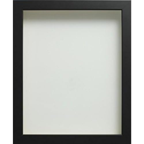 Frame Company Connolly Range Black Wooden Picture Photo Frame, A2 *Choice of Sizes* Fitted with Perspex