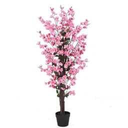 Leaf Design UK 120cm Artificial Pink Blossom Tree