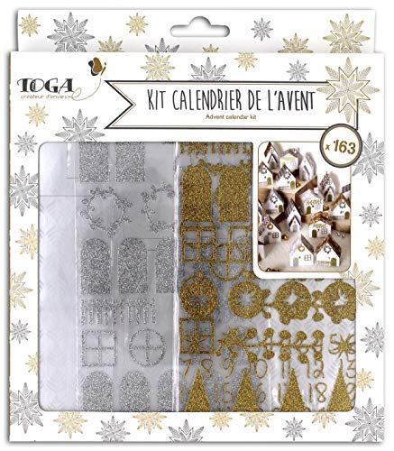 Toga Bombay Gold and Silver Advent Calendar Kit, One Size