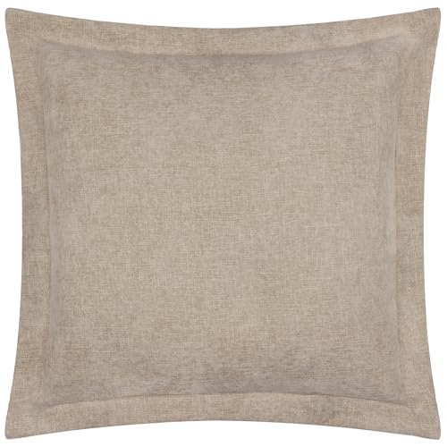 Yard Dune Chenille Polyester Filled Cushion (Natural, 50 x 50 cm)