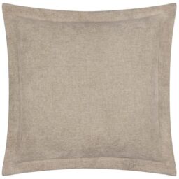 Yard Dune Chenille Polyester Filled Cushion (Natural, 50 x 50 cm)