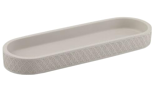 Gedy 499808 Toothbrush Holder, Cement, Grey, 7.5 X 11.5