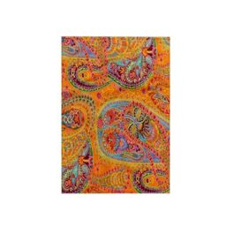 "3dRose ""Lime Orange N Pink Batik Paisley Towel, Polyester/Cotton, White, 15 x 22-Inch"