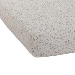 DOMIVA -Printed Fitted Sheet 60 x 120 cm Lilac Print