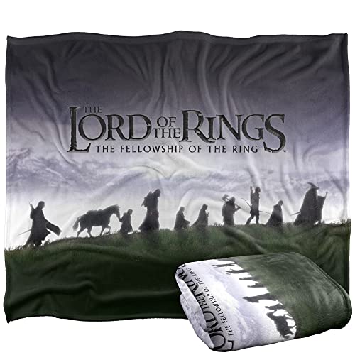 LORD OF THE RINGS The Blanket, 152 x 127 cm The Fellowship Silky Touch Super Soft Throw Blanket