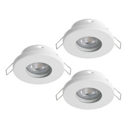 Eglo Set of 3 LED recessed spotlights Favazzina