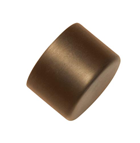 Gardinia Curtain Rod Finials, Aluminum Bronze, Ø 25 mm 32217