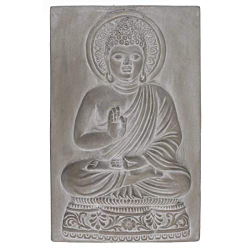 Out of the blue ootb Decoration for Buddha Wall, Cement, 35 x 23 x 3.5 cm