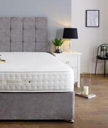 Starlight Beds Small Single Pocket Sprung Mattress. 9 Inch Deep Pocket Sprung Small Single Mattress with Memory Foam. White, Medium Firmness.(75cm x 190cm x 23cm) (2ft6 x 6ft3)