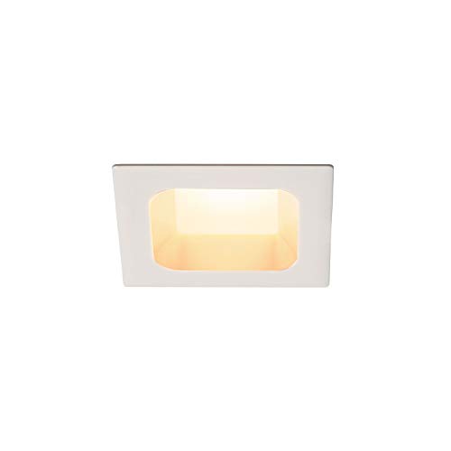 SLV Recessed Wall and Ceiling Light VERLUX/Interior Ceiling and Wall Lighting, LED spot, recessed Light, recessed Wall Light, Ceiling Spotlight / 3000K 12W 940lm dimmable 80 Degrees