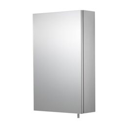 Croydex Cullen 52 x 30cm Bathroom Mirror Cabinet - No Assembly Required