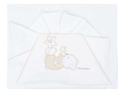 Andy & Helen Complete Fitted Sheet Set with Elasticated Bands and Pillowcase, Cream