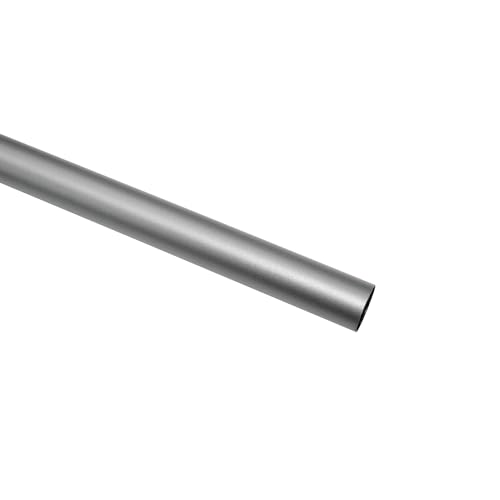 Industrial Home Curtain Pole Diameter 25 mm Silver 160