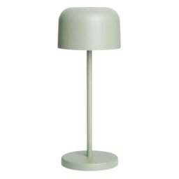 Olympia Siena Round Dome Table Lamp, Sage, 200mm