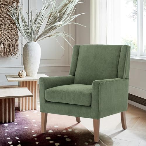 COLAMY Modern Wingback Living Room, Upholstered Fabric Accent