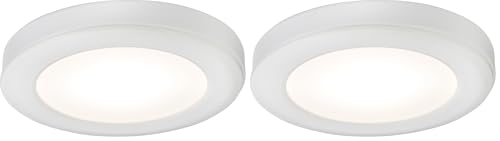 Knightsbridge Single Warm White LED Dimmable Under Cabinet Light in White UNDK3WWW - Accessory (Pack of 2)