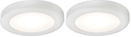 Knightsbridge Single Warm White LED Dimmable Under Cabinet Light in White UNDK3WWW - Accessory (Pack of 2)