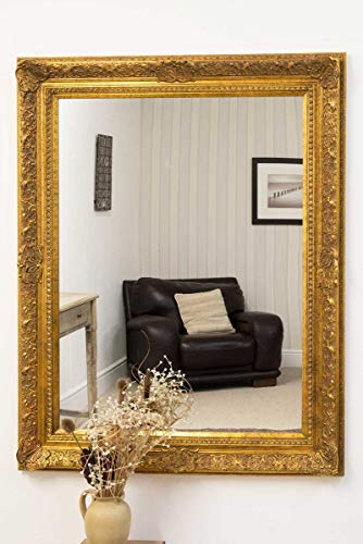Mirror Large Gold Ornate Antique Design Big Wall 4ft2x3ft4 (127cmx102cm), 127x102, 139693230-2