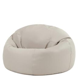 Bean Bag Bazaar Kingston Outdoor Bean Bag, Stone Beige, Garden Chair, Water Resistant Fabric, Large Gaming Beanbag with Filling Included, Comfy Chair, Garden Seat, Outdoor Seating
