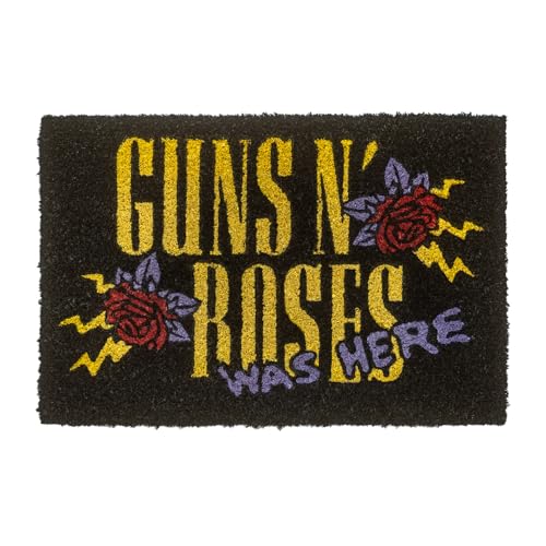 Grupo Erik Door Mat - Guns N' Roses Gifts - 15.7 x 23.6 in - 40 x 60 cm Coconut Coir, Waterproof, Non Slip Door Mats Indoor & Outdoor - Guns And Roses Gifts