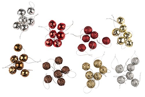 Christmas Gifts Christmas Decoration Hanging 98817 with 4 Assorted Bright 3-inch 6-Piece Set