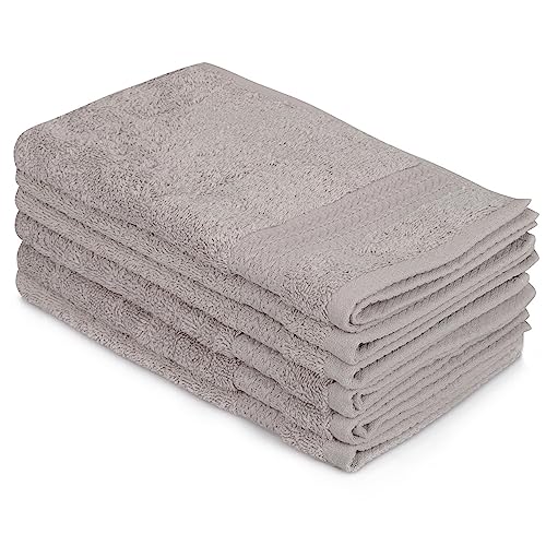 WELL HOME MOBILIARIO & DECORACIÓN Courtesy Towel Set (6 Piece) Grey