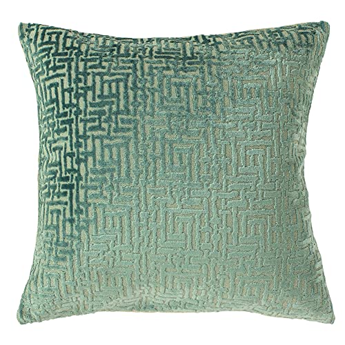 Paoletti Delphi Cushion Cover, Teal, 45 x 45cm
