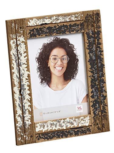 walther design Picture frame Cream/Blue 15 x 20 cm Dupla Portrait Frame YA520C