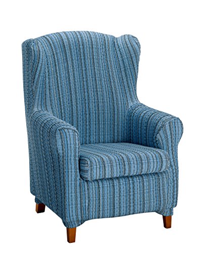 Martina Home DUPLEX MEJICO OREJERO Chair Cover Orejero duplex blue