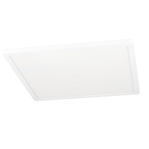 Eglo Connect.z Smart Home LED Ceiling Light Rovito-Z, 16.5 inches, Lighting with app and Voice Control Alexa, White tunable Lights (Warm - Cool White), RGB Backlight, dimmable, White