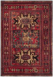 Safavieh Persian Collection Traditional Rug for Living Room, Dining Room, Bedroom Short Pile, Red and Multi, 24 x 36 Inch