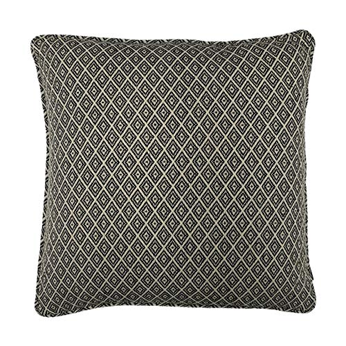 "Paoletti Tangier Polyester Filled Cushion, Monochrome, 55 x 55 (22"" x 22"")"