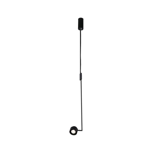 Paulmann Puric Pane 79772 LED Pendant Light 600 lm 3-Step Dim Height Adjustable Including 1x 9.5 Watt Dimmable Pendant Light Black Metal 2700 K