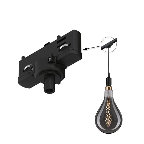 Paulmann 91387 Rail System ProRail3 Pendulum Adapter Universal Max. 1,150 W 230 V Black Rail Systems Ceiling Rail Metal, Plastic