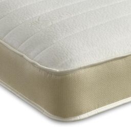 eXtreme comfort ltd Golden Serenity Silk Hybrid Sprung Memory Foam Mattress - 1 Inch Foam Layer. Medium Soft Comfort. 23cm Deep, 2ft6 Small Single (75x190cm)