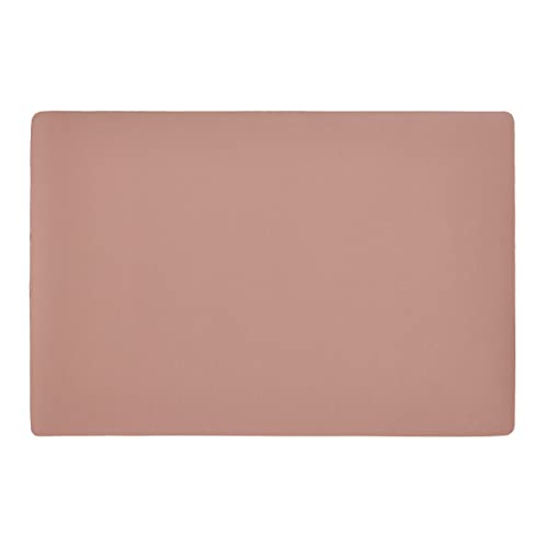 Zeller 27094 Place Mat Artificial Leather 45 x 30 cm Pink