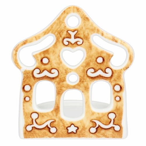 THUN - Thunland Porcelain House Tea Light Holder - 9 x 10 x 9 cm
