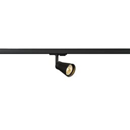 SLV 1-Phase System Light AVO/Spotlight, LED spot, Ceiling spot, Ceiling Light, Track System, Interior Lighting / GU10 50W Black