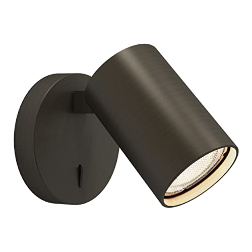Astro Ascoli Single Switched Indoor Reading Light (Bronze), GU10 LED Lamp, Designed in Britain - 1286009 - 3 Years Guarantee