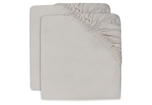 Jollein Duvet Cover Fitted Sheet Jersey 40 x 90 cm Nougat 2 Pack - 2511-501-00093