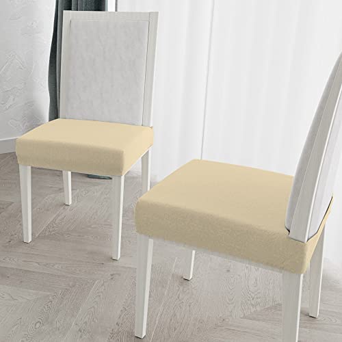 Italian Bed Linen MB HOME BASIC, Pi?? Bello Chair Cover, Cream
