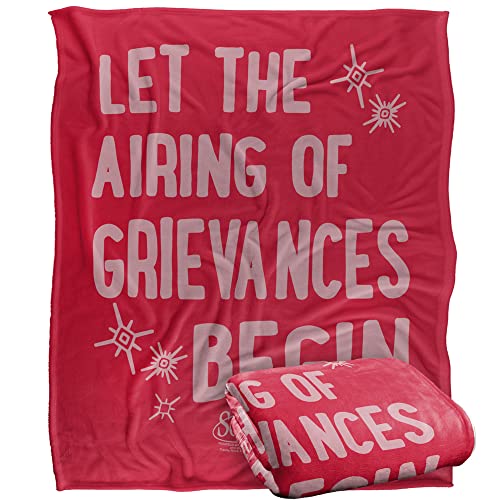 SEINFELD Blanket, 152 x 127 cm The Let It Out Silky Touch Super Soft Throw Blanket